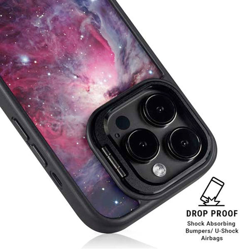 The Orion Nebula Pink iPhone 14 Pro Kickstand Case
